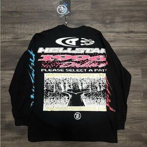 Hellstar Black Long Sleeve Tee